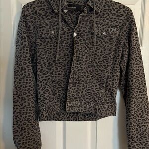 Obey Leopard Print Jacket